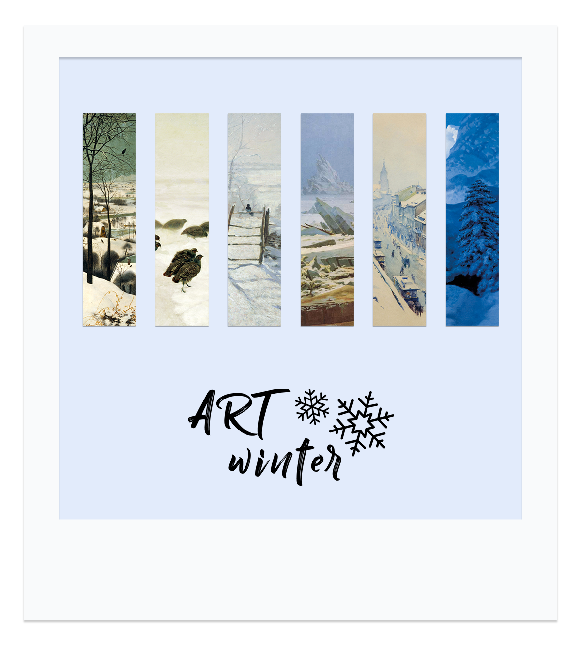 Zakładki Art Winter